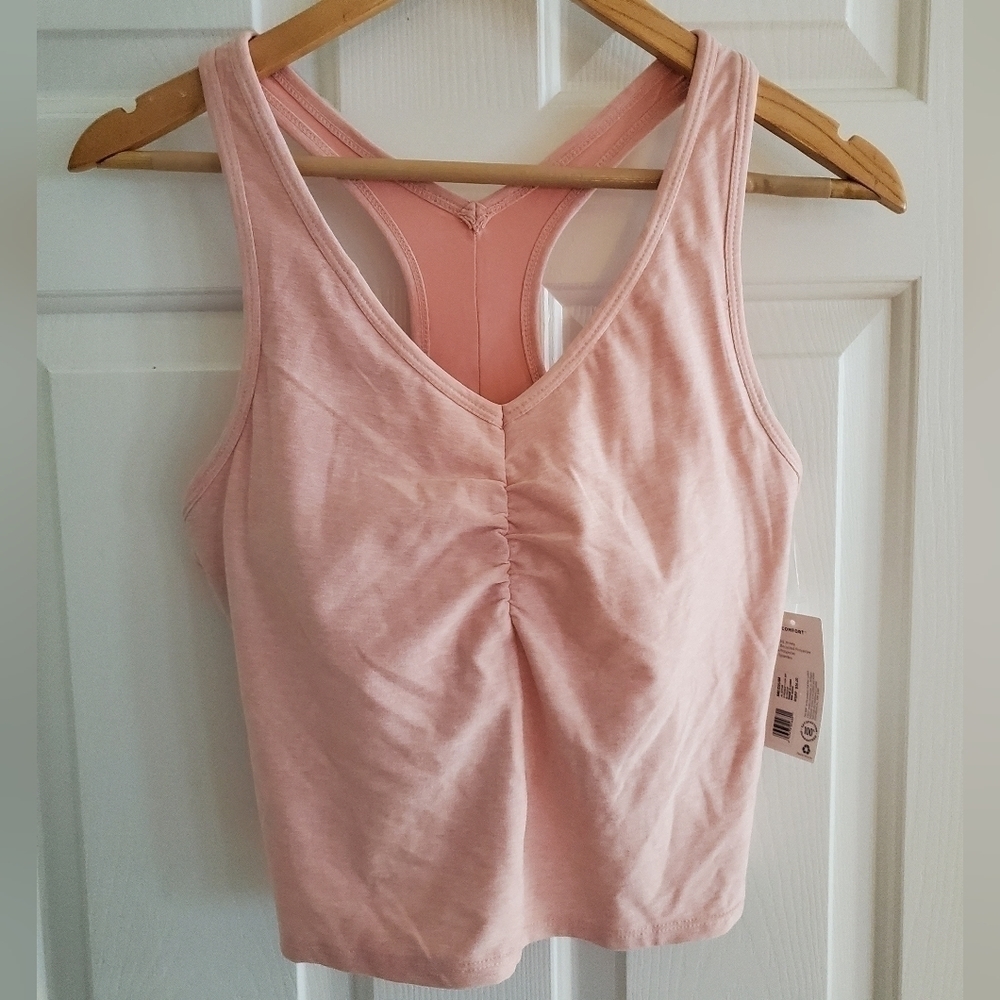Jockey Eco comfort super soft crop bra in blossom size Medium